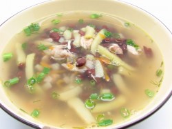 soup fosol becon
